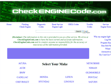 Tablet Screenshot of checkenginecode.com